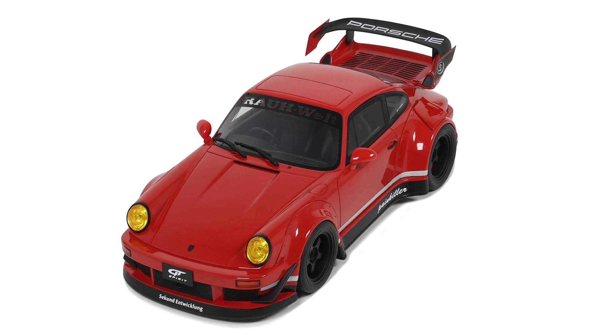 1:18 GT Spirit Porsche 911 (964) RWB Rauh-Welt Body Kit Painkiller red