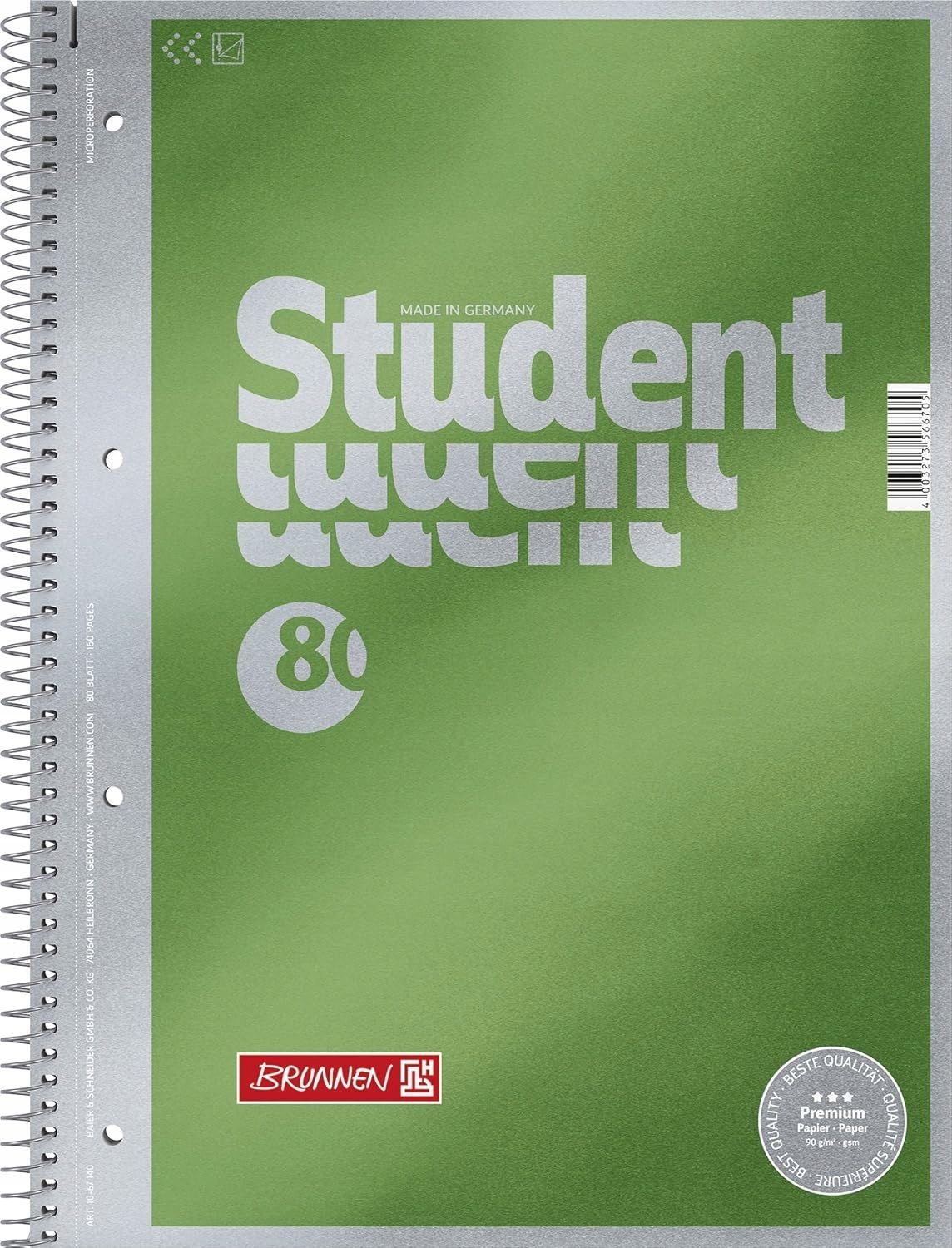 brunnen  notatnik student premium duo a4