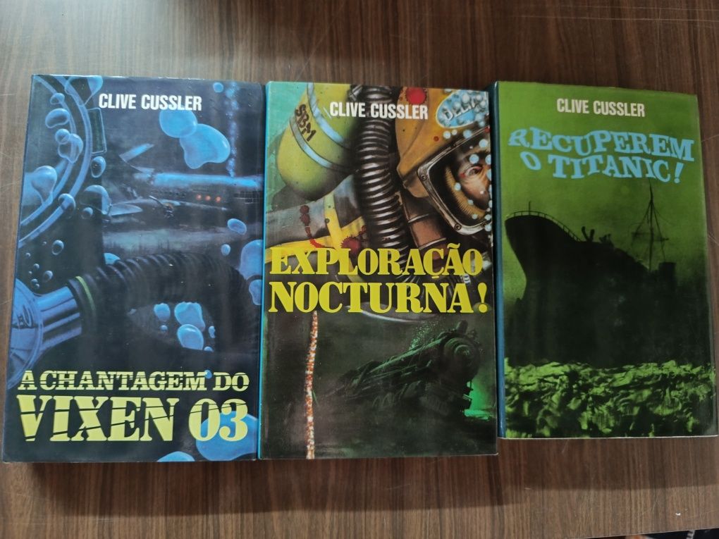 Livros usados Clive Cussler