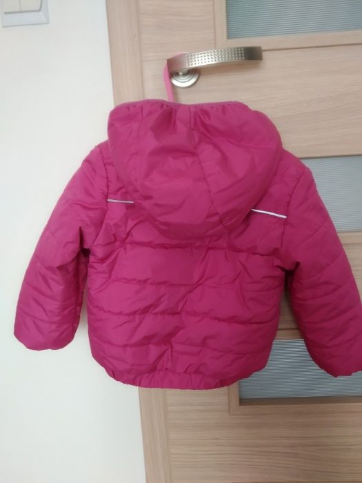 Kurtka, kurteczka zimowa KIK, 98 cm, ciemny róż
