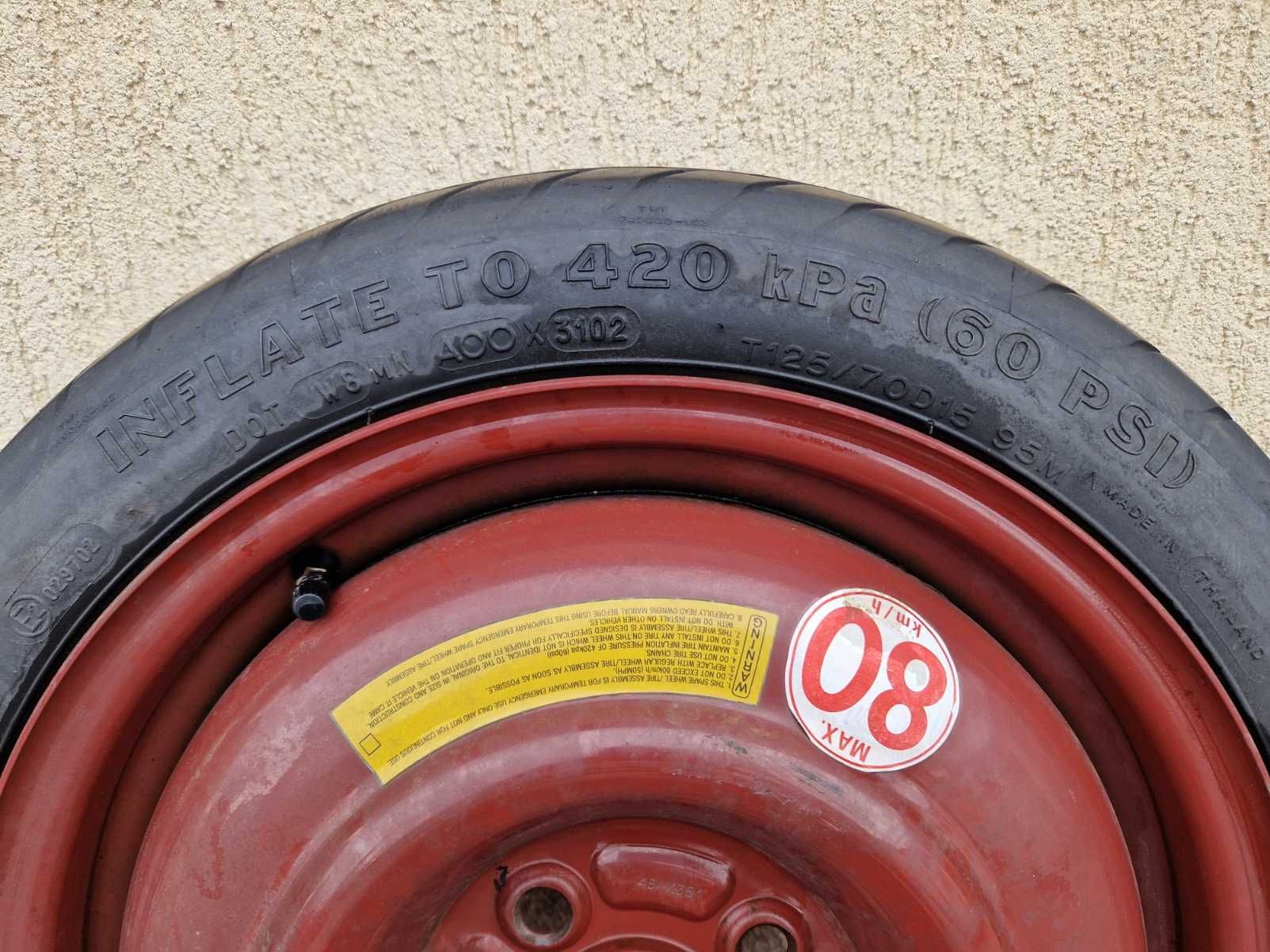 Koło dojazdowe/Dojazdówka Opel/Chevrolet/Daewoo