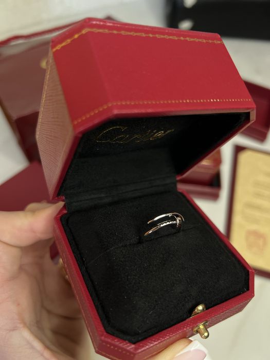 Каблучка цвях Cartier juste in clou au750