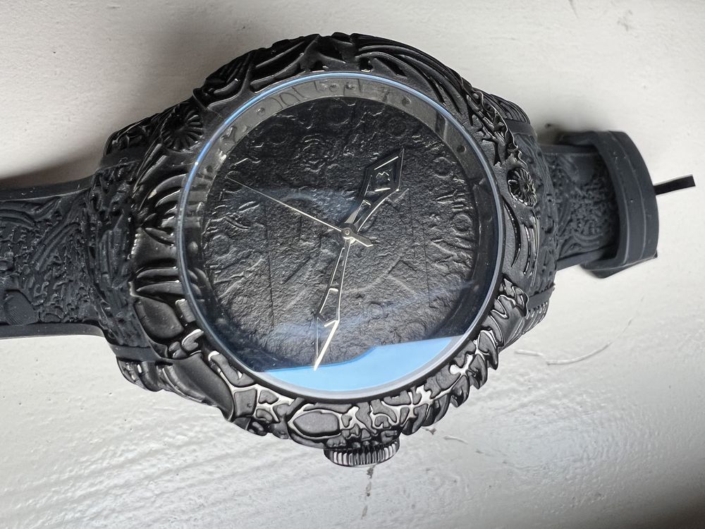 Zegarek automatyczny Crudo Carattere nero 51 mm