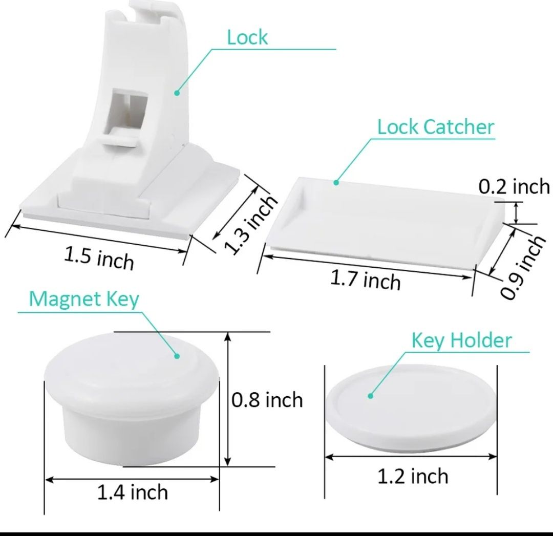 Магнітний замок на меблі від дитини