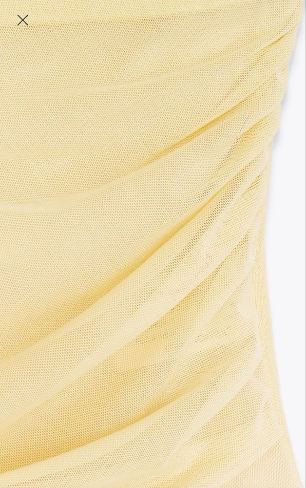 Драпіроване тюлеве боді ZARA р С