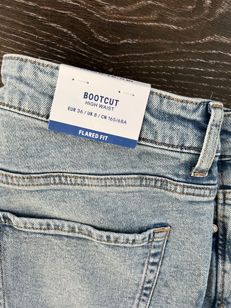 Nowe z metkami H&M jeansy bootcut dzwony 36 S