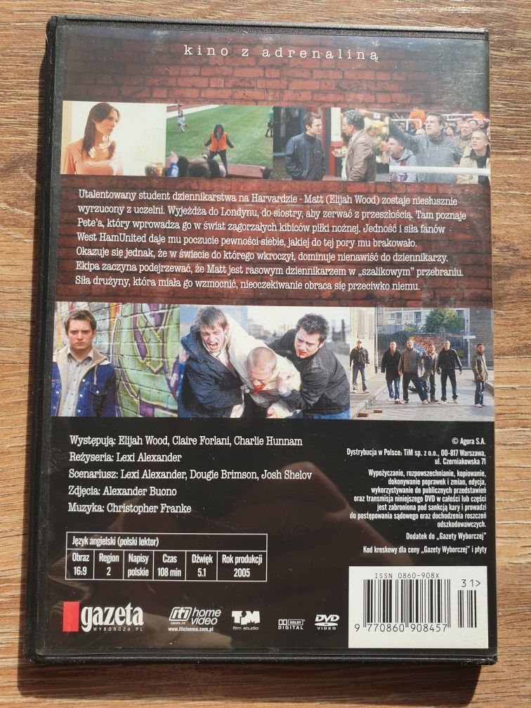 Film DVD Hooligans 2005 kibice E.Wood