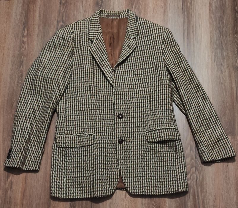 Harris Tweed wool blazer L