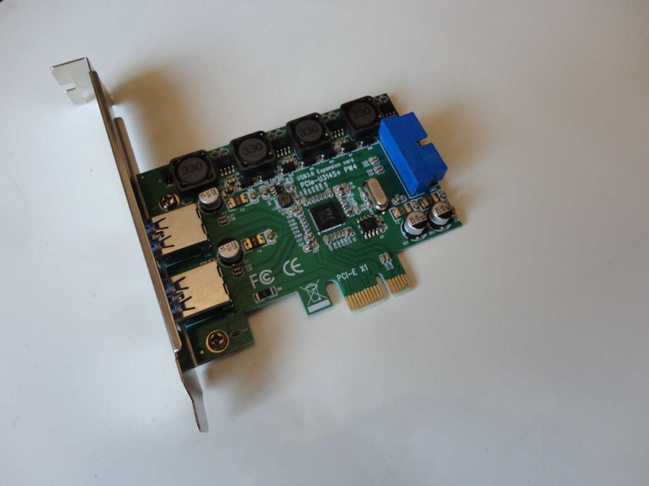 Placa Controladora USB 3.0 PCI-Express e painel frontal 5,25