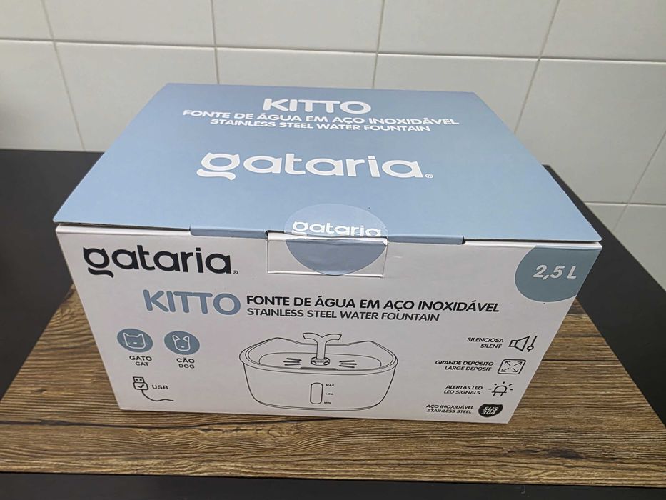 Fonte de água KITTO em aço inoxidável