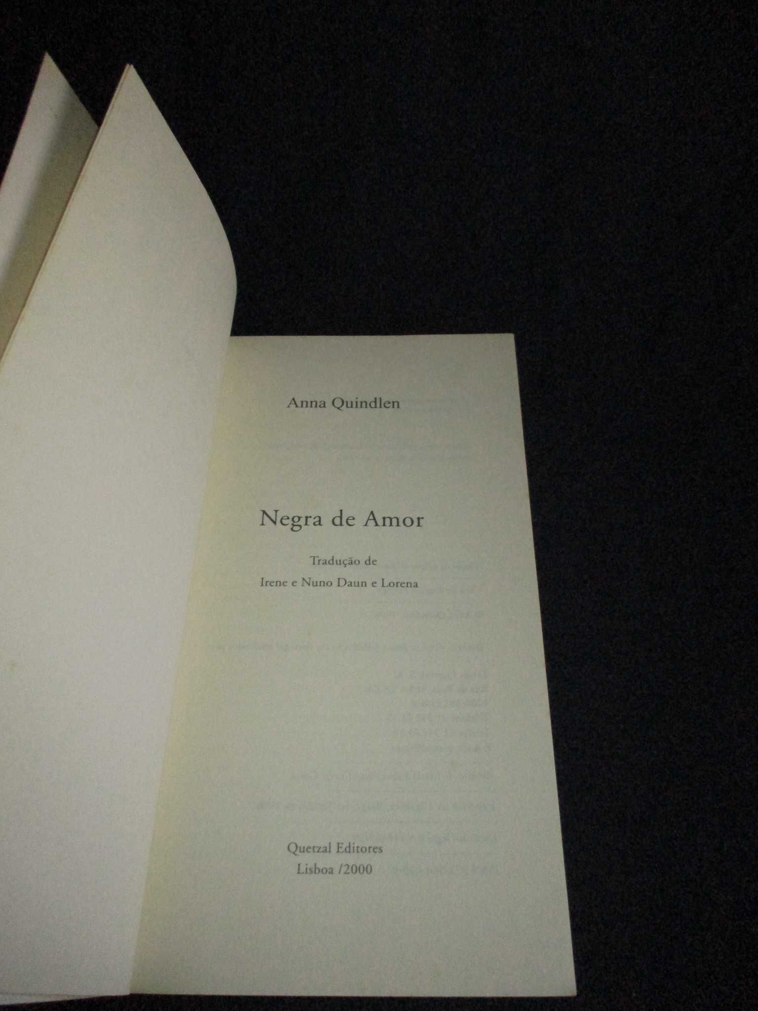 Livro Negra de Amor Anna Quindlen