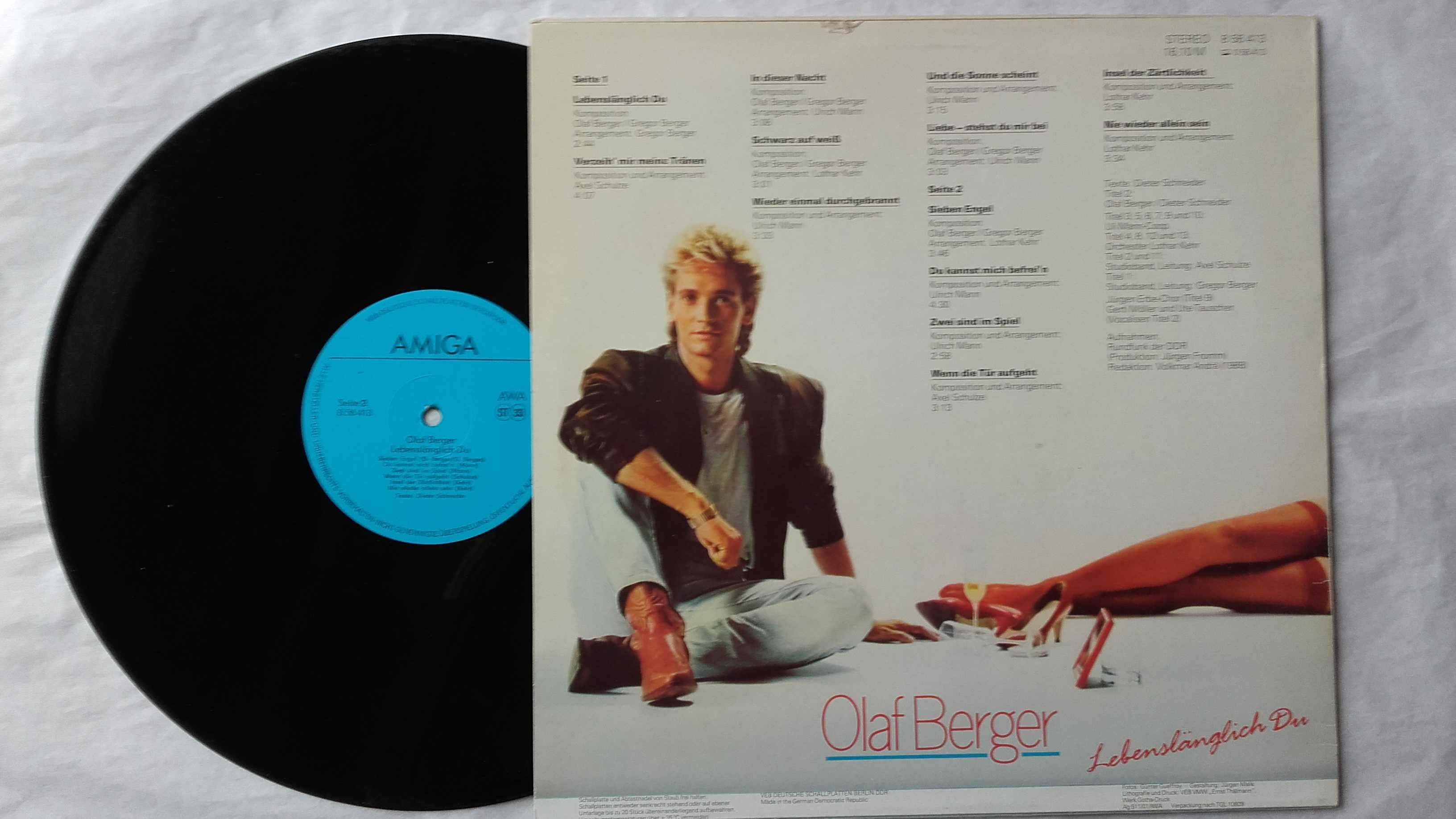 Płyta Olaf Berger winyl 1989 r.