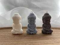 Naturalna Dekoracyjna Świeczka Sojowa Budda Ręcznie Wykonana Handmade
