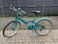 Rower dziewczęcy B’TWIN 500 24” stan b. dobry