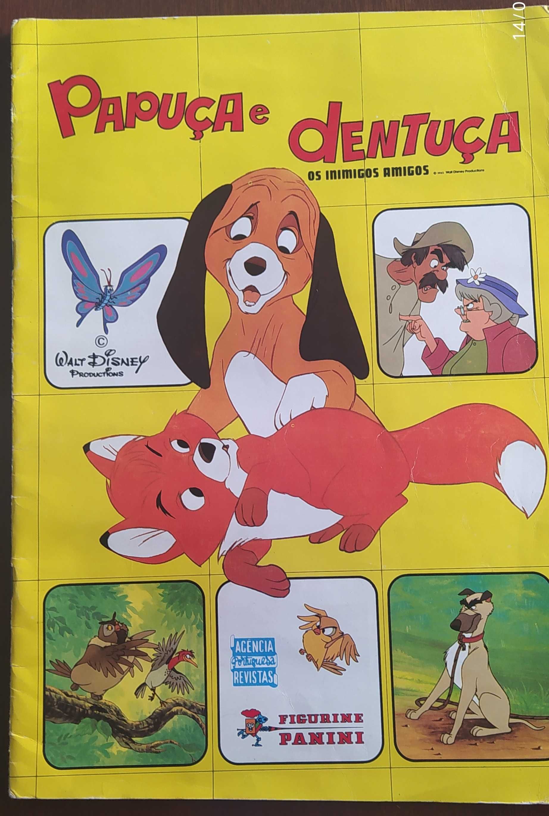 Caderneta Agência Portuguesa de Revistas / Panini "Papuça e Dentuça"