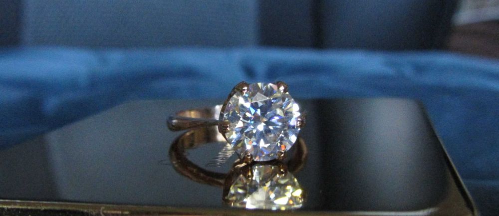 Золотое кольцо Tiffany