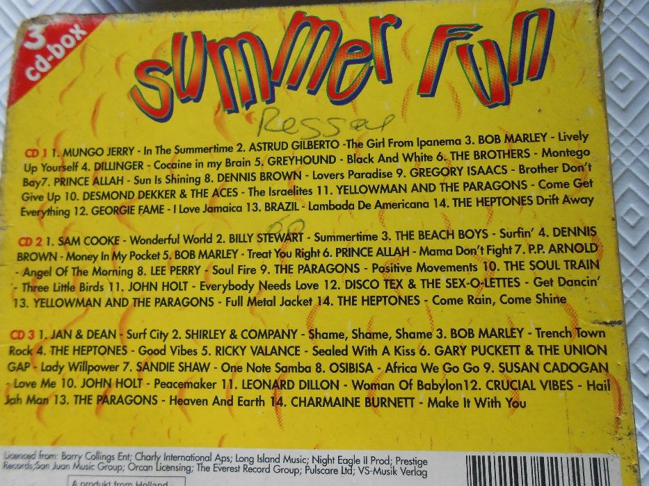 Colectânea Summer Fun - Box de 3 CD`S (RARIDADE)