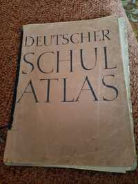 Atlas geograficzny Deutscher Schulz atlas 1943 atlas po niemiecku