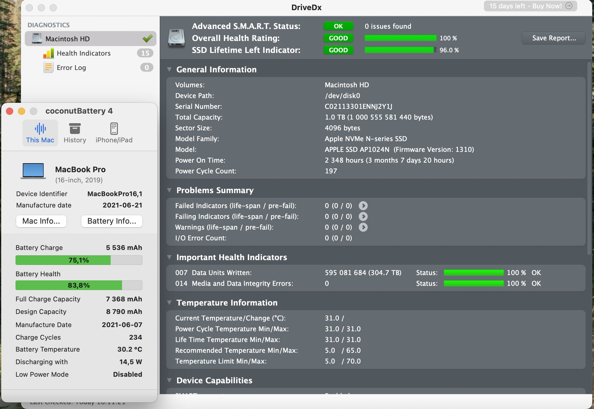 Apple MacBook Pro 16" 2021 a2141 (i9 /16Gb /1 Tb) Silver