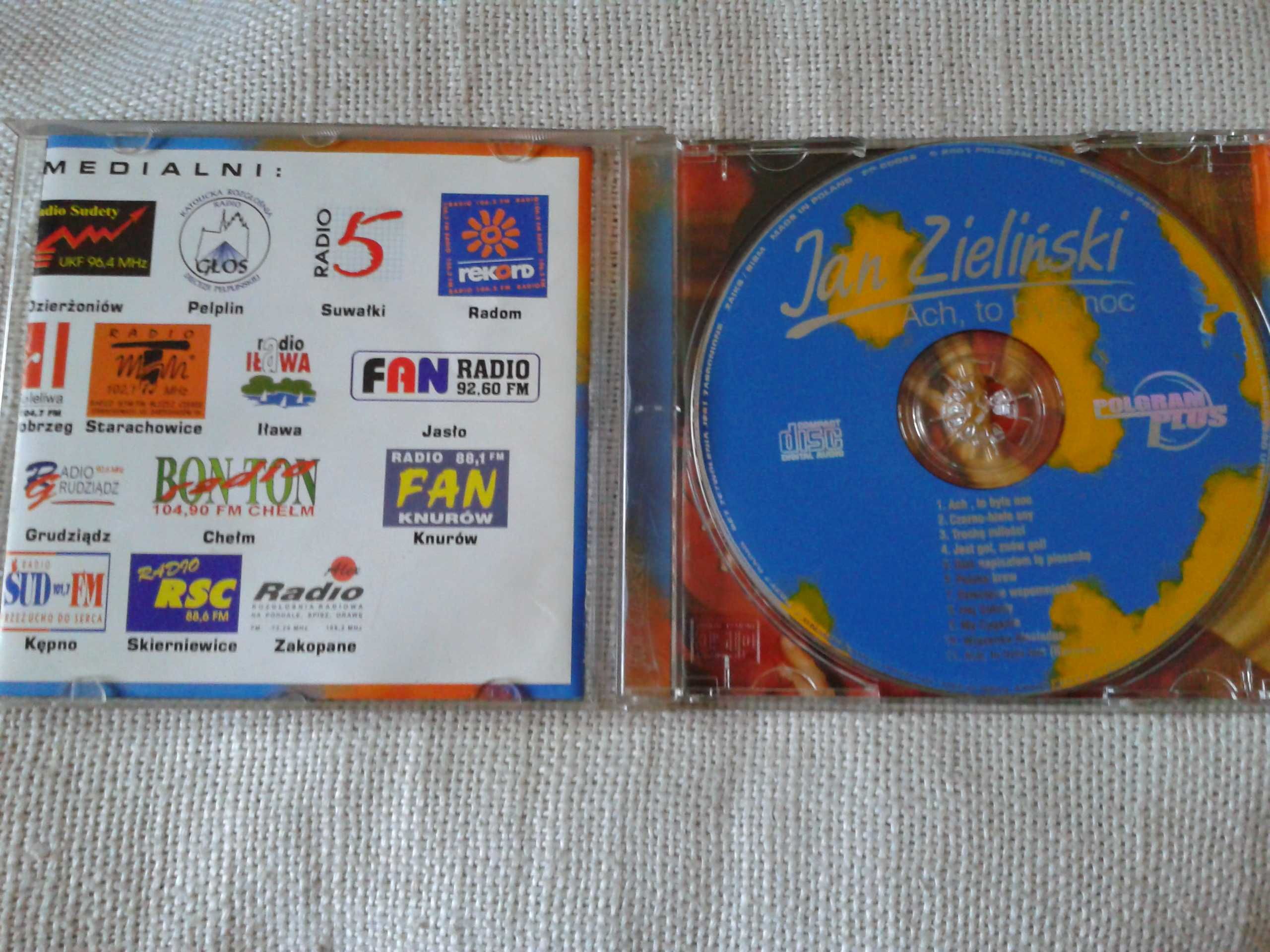 Jan Zieliński – Ach, To Była Noc  CD