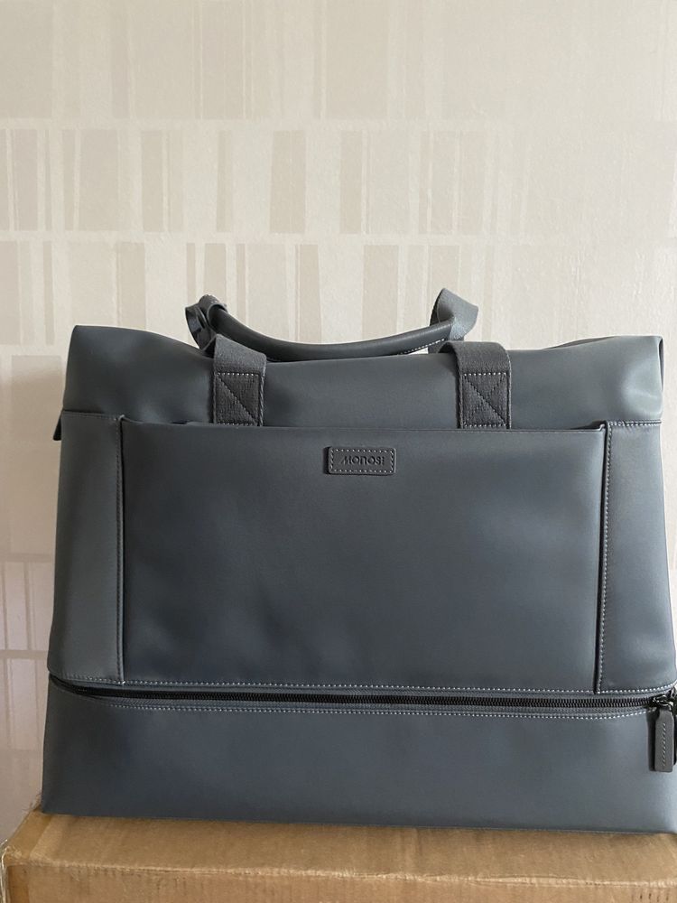 Torba podrozna Metro Weekender firmy Monos szara - Dover Grey