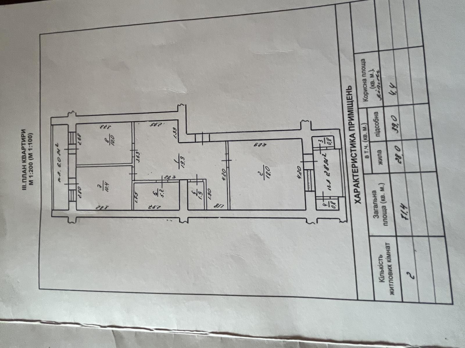 Продам велику 2 кім квартиру в центрі з ремонтом в старішій новобудові