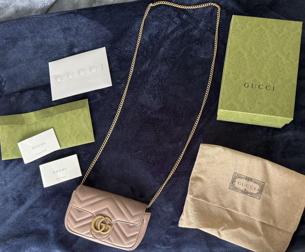 Bolsa Gucci Mermont Super Mini Bag