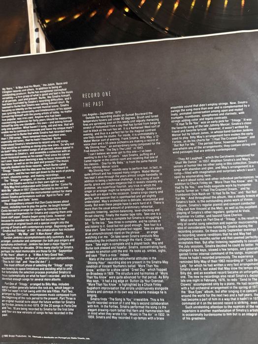 Frank Sinatra – Trilogy: Past, Present & Future (1980– 3 LPs Originais