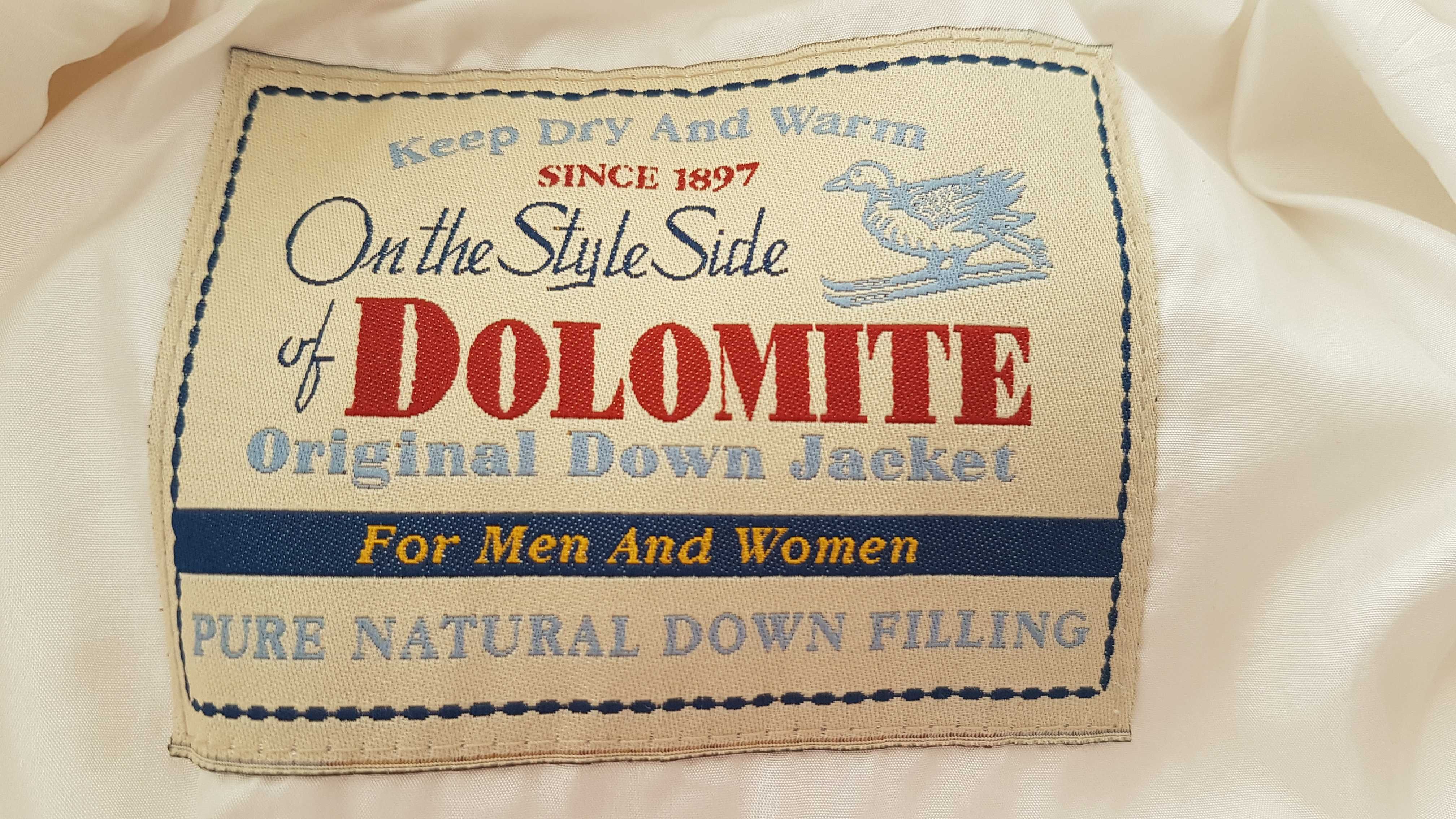 Dolomite kurtka zimowa puch kaczy naturalny roz. M promocja