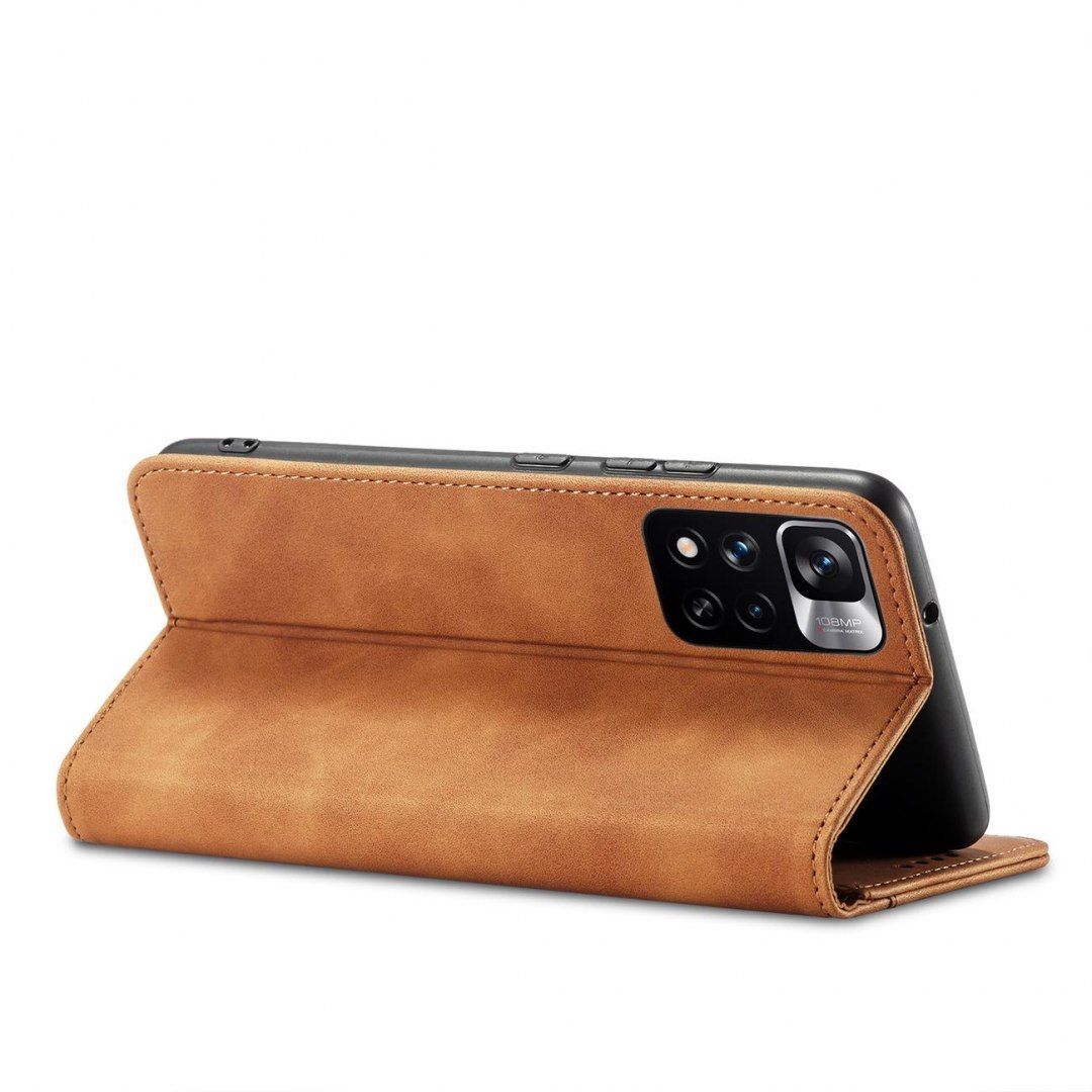 Etui Fancy Braders Case Do Xiaomi Redmi Note 11 Pro Brązowy