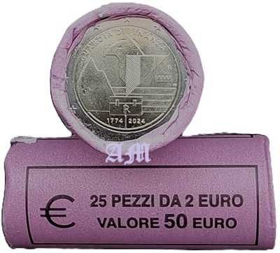 ITÁLIA - Rolo Moedas 2€ Guardia di Finanza 2024