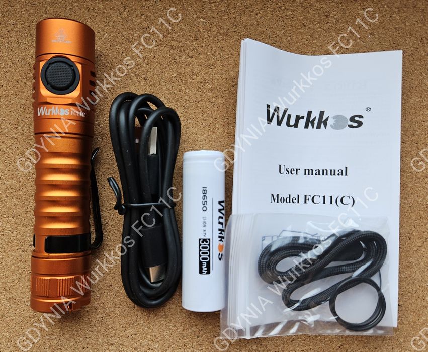 Latarka Wurkkos FC11C, Nichia 519a