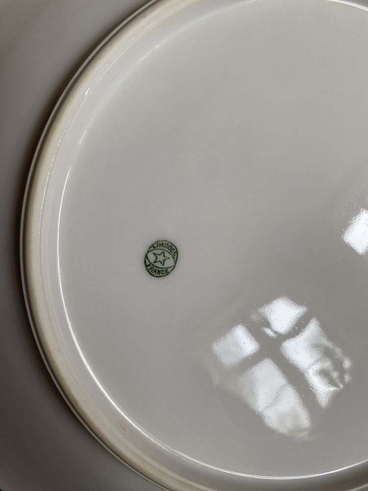 Porcelanowy, francuski serwis obiadowy Limoges