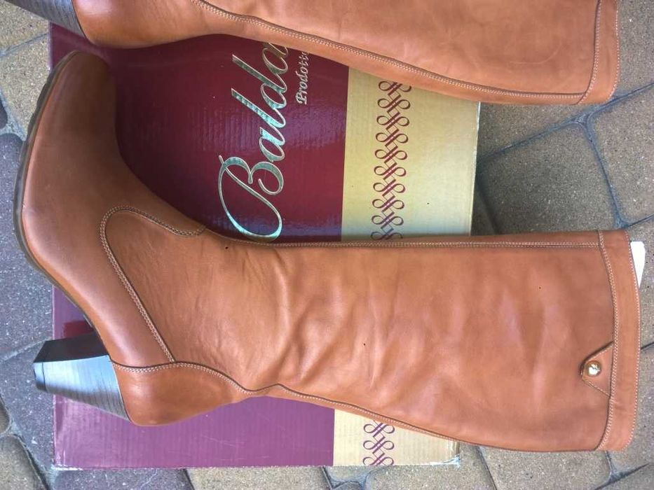 NOWE Buty-Kozaki OFICERKI Damskie37 Natural skóra100% MIÓD I-Klasa Gw6