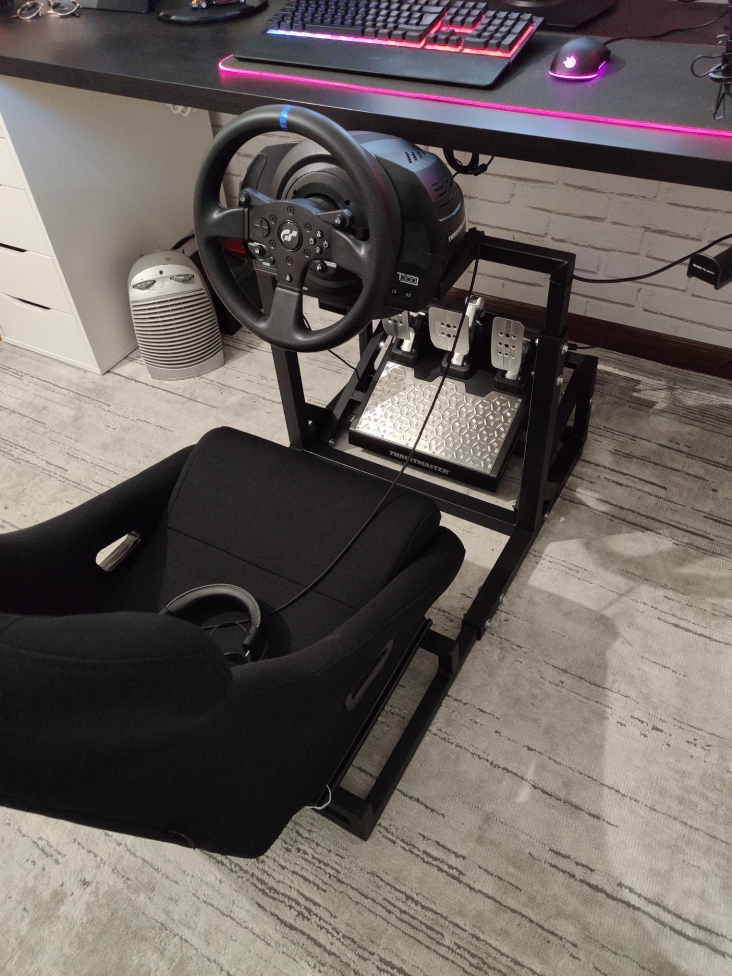 Cockpit Playseat estrutura para simulador corrida/voo