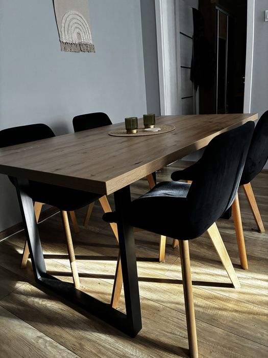 Stół loft - metalowe nogi + blat