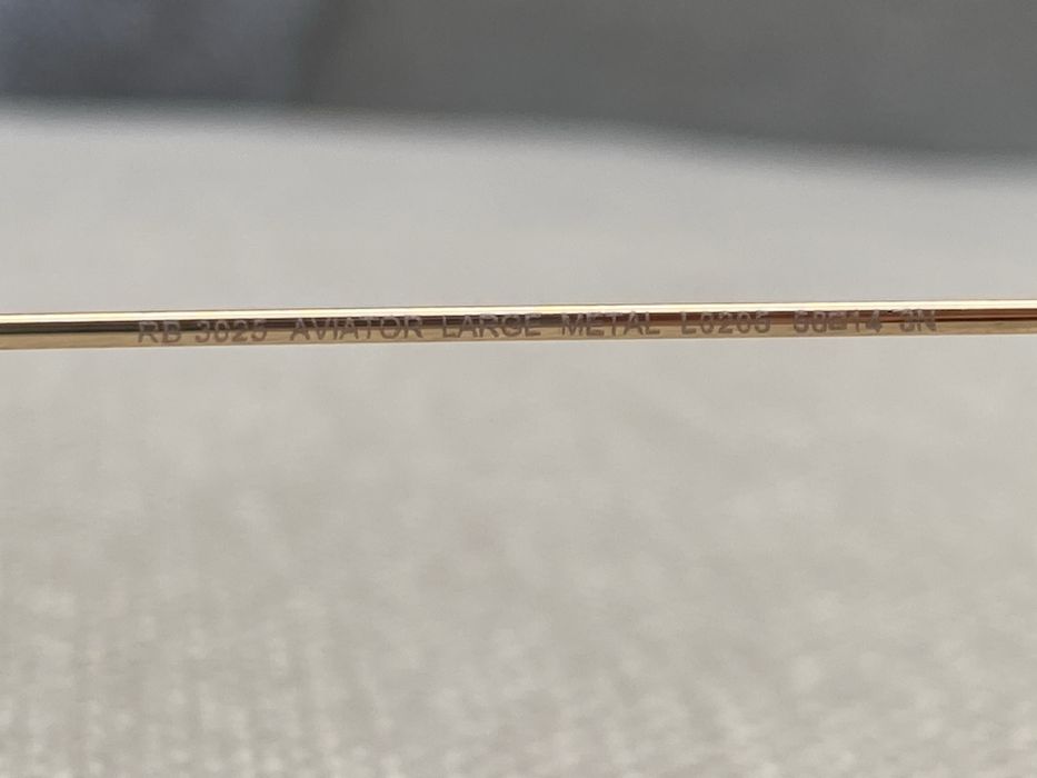 Окуляри RayBan Gold Aviators