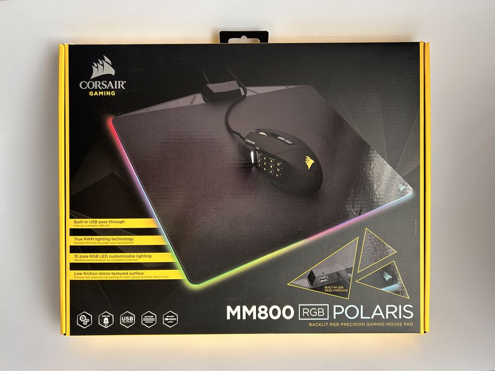 Podkladka pod mysz Corsair MM800 RGB Polaris
