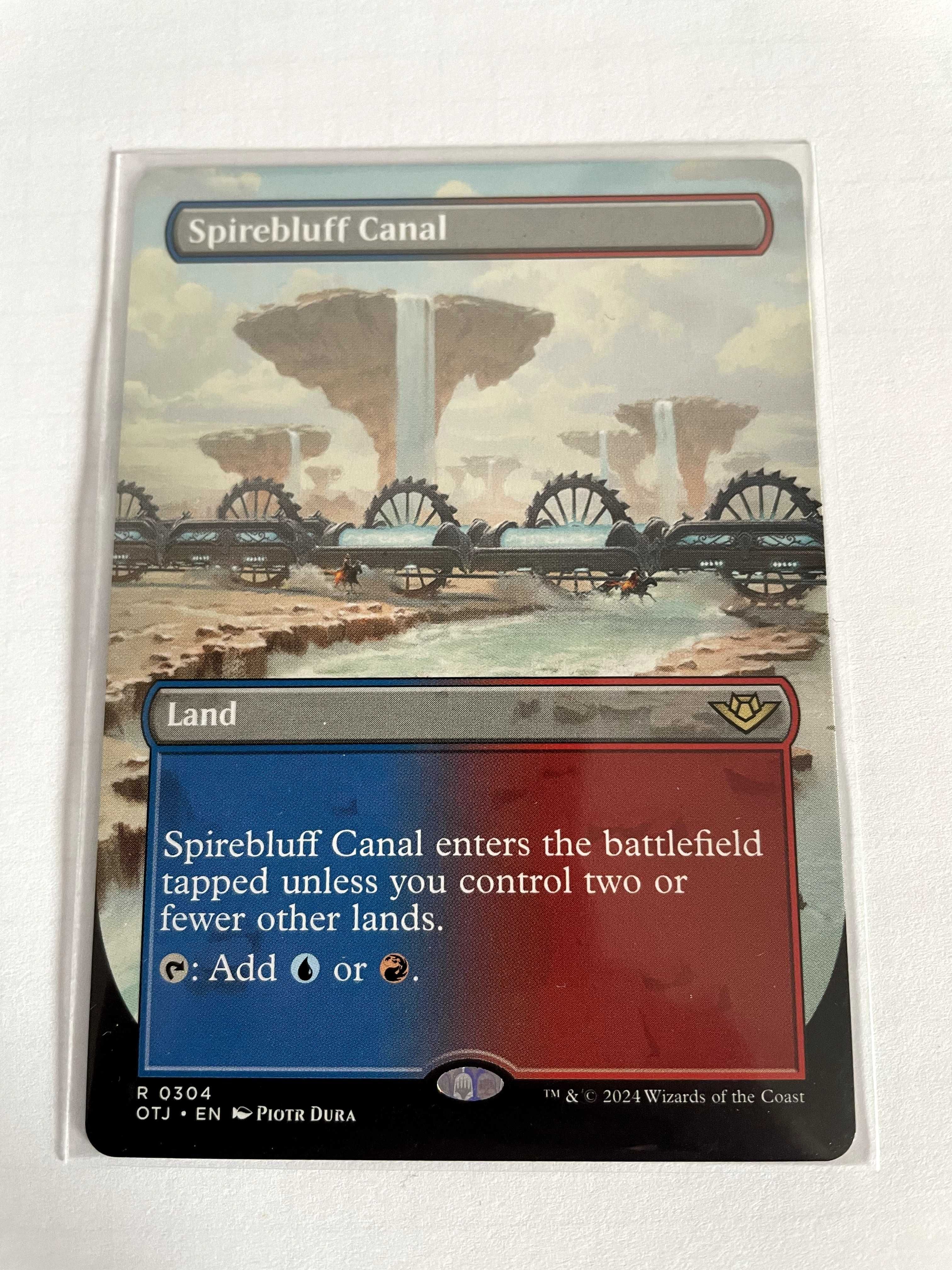 MTG Spirebluff Canal boarderless OTJ