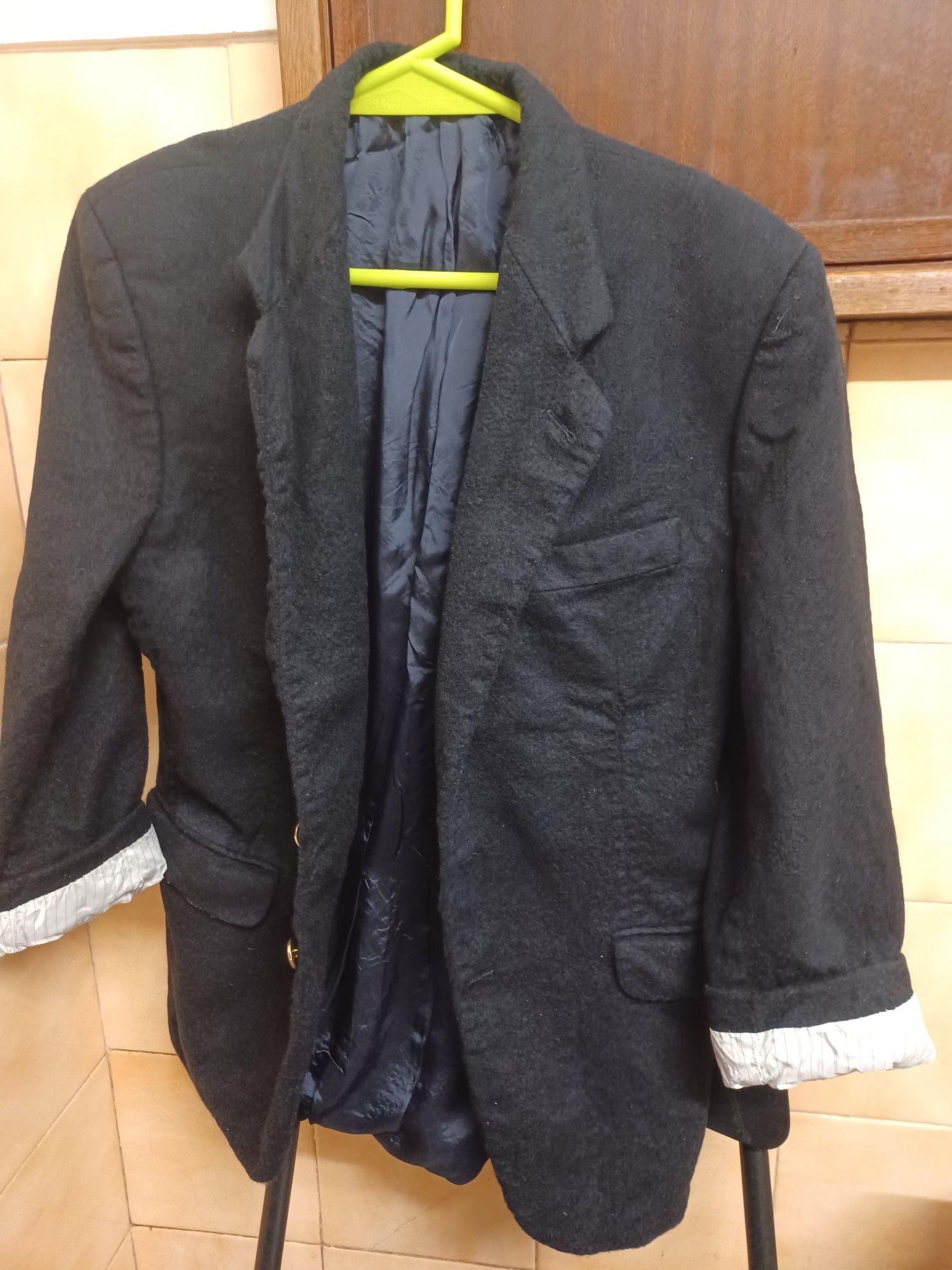 Blazer italiano de lã *marca: Tessuto/Confélis