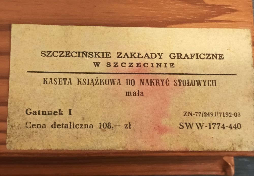 Łyżeczki Gerlach6 sztuk pudełko PRL