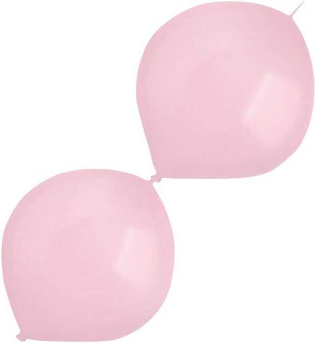 AMSCAN perłowe balony lateksowe łączone 92 sztuki ZŁOTY RÓŻ 15cm