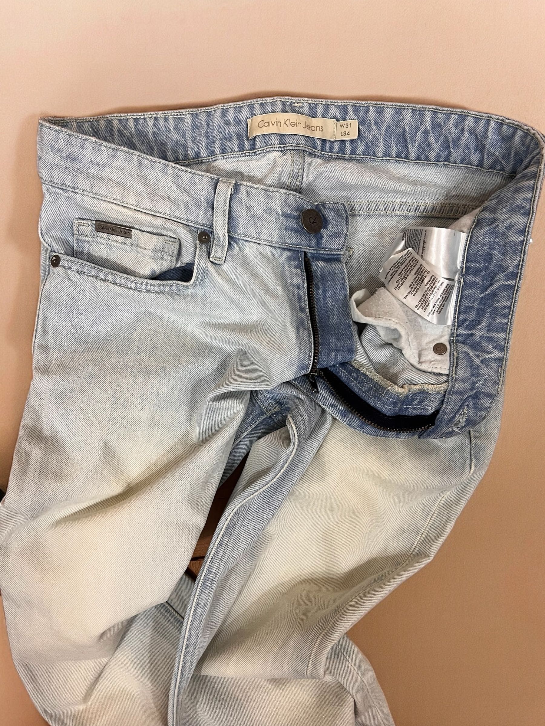 Calvin Klein Jeans roz. W31 L34 męskie dżinsy slim fit