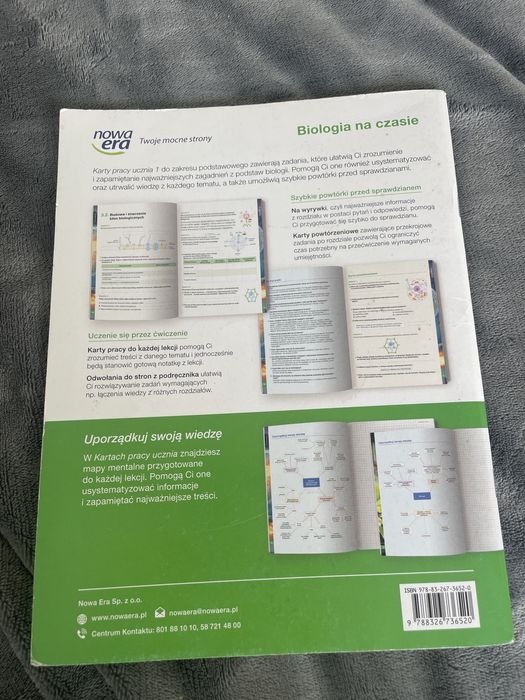 karty pracy ucznia biologia na czasie 1