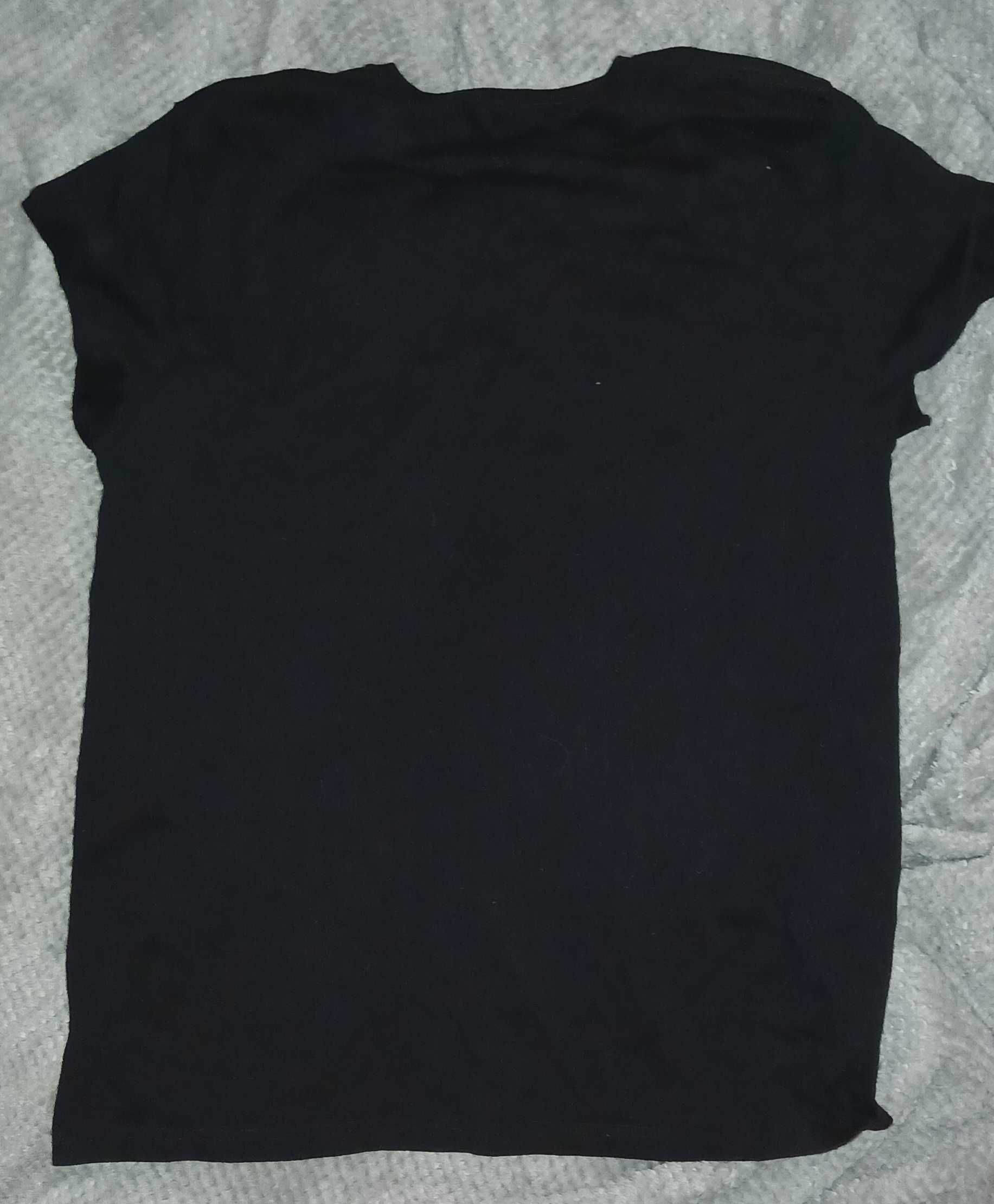 koszulka T-shirt kości żebra kościotrup czarna Gieorge