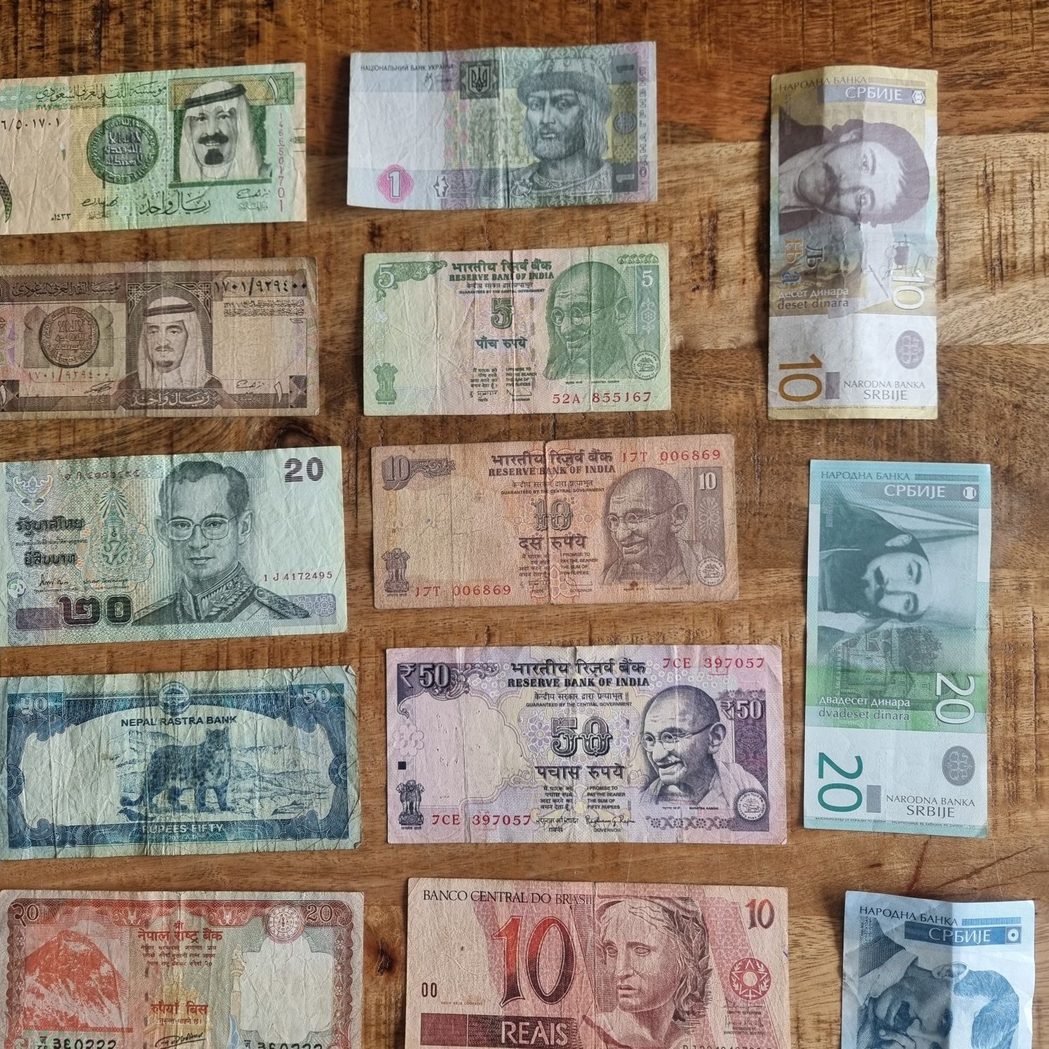 Banknoty papierowe Świat