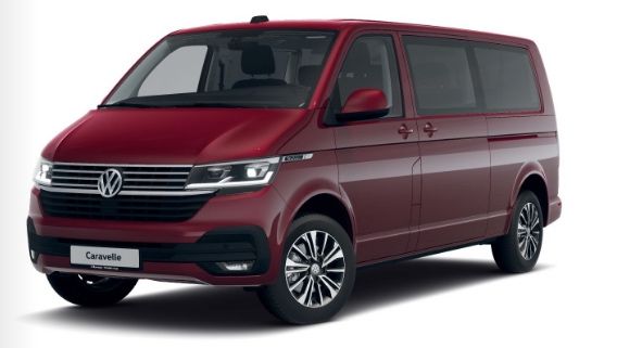 Wynajem Busa VW Caravelle 4Motion napęd 4x4 2.0 AUTOMAT 2023r 8 osob