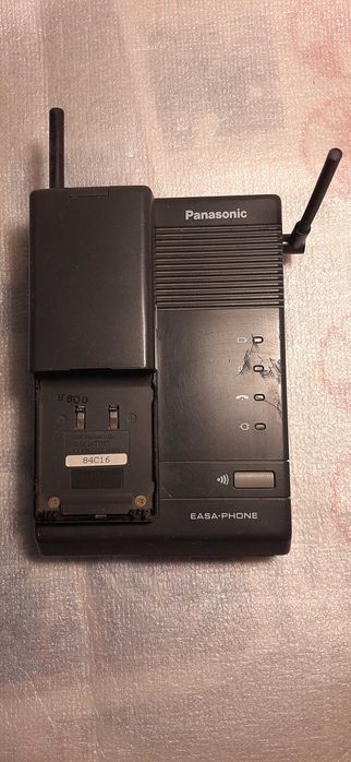 Ретро радіотелефон з 1990х Panasonic KX-T9000BSH (Без БЖ та АКБ блоку)