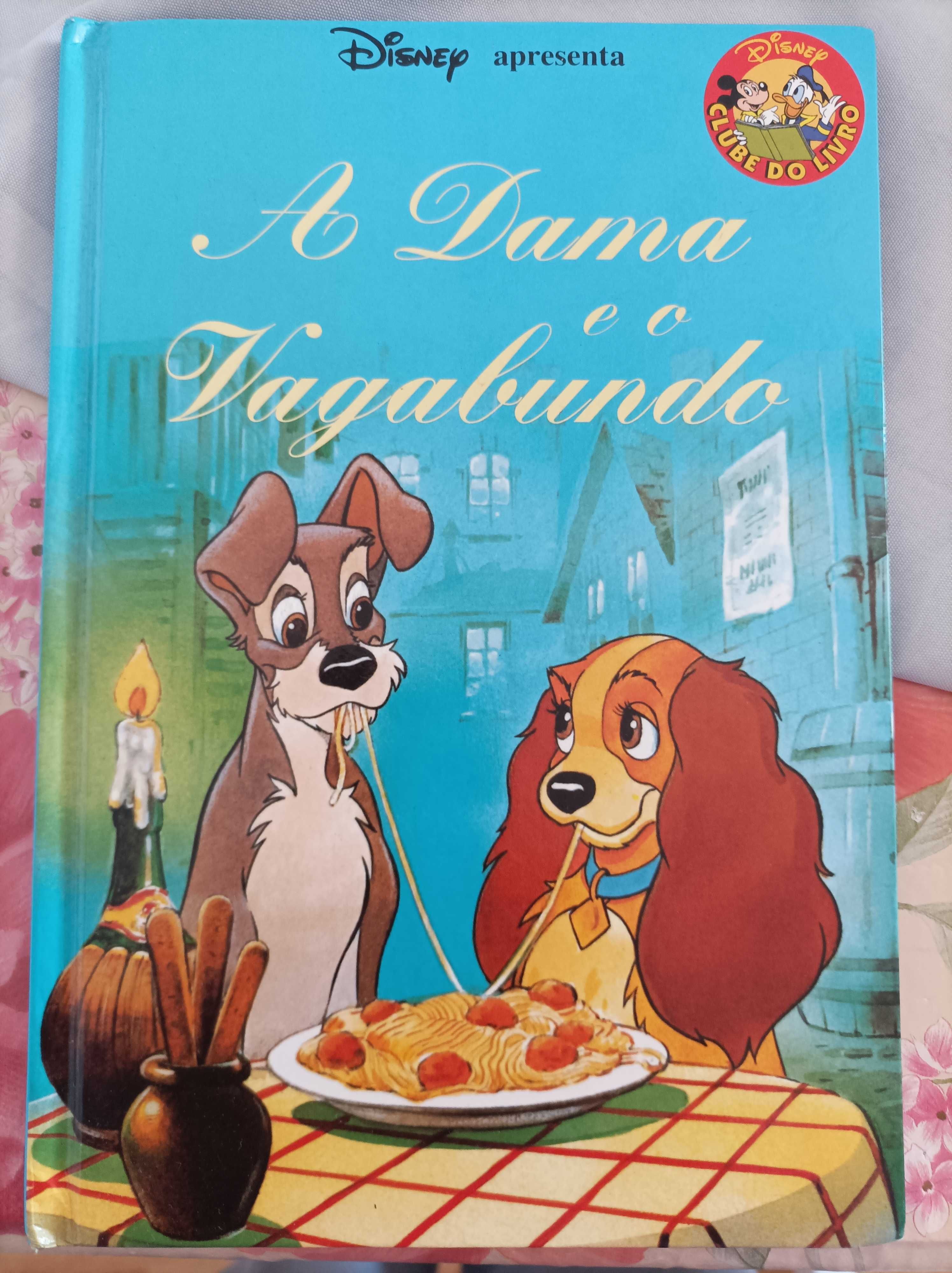 Livro 'A Dama e o Vagabundo ' Disney