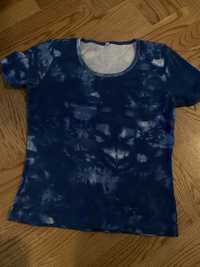 Niebieski ombre t-shirt r.M